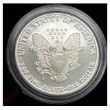 U.S. Mint 1989-S American Eagle One Ounce Silver Proof Coin w/ COA