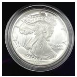 U.S. Mint 1991-S American Eagle One Ounce Silver Proof Coin w/ COA