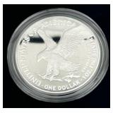 U.S. Mint 2024-W American Eagle One Ounce Silver Uncirculated Coin w/ COA