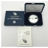 U.S. Mint 2019-S American Eagle One Ounce Silver Proof Coin w/ COA