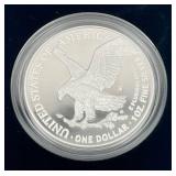 U.S. Mint 2023-W American Eagle One Ounce Silver Proof Coin w/ COA
