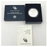 U.S. Mint 2018-W American Eagle One Ounce Silver Proof Coin w/ COA