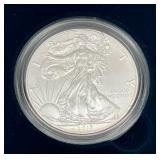 U.S. Mint 2017-W American Eagle One Ounce Silver Uncirculated Coin w/ COA