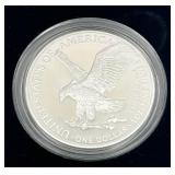 U.S. Mint 2021-S American Eagle One Ounce Silver Proof Coin w/ COA