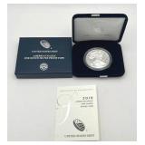U.S. Mint 2019-W American Eagle One Ounce Silver Proof Coin w/ COA