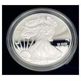U.S. Mint 2019-W American Eagle One Ounce Silver Proof Coin w/ COA
