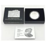U.S. Mint 2023-W American Eagle One Ounce Silver Uncirculated Coin w/ COA