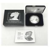 U.S. Mint 2024-W American Eagle One Ounce Silver Proof Coin w/ COA