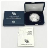 U.S. Mint 2018-W American Eagle One Ounce Silver Proof Coin w/ COA