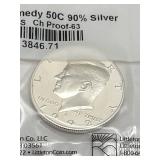 1992-S Kennedy Half Dollar 90% Silver Proof