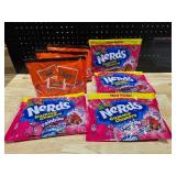 White Reeses Miniature Cups and Nerds Gummy Clusters