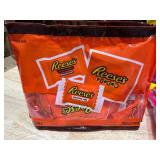 White Reeses Miniature Cups and Nerds Gummy Clusters