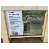 SDLGM1220F Galvanized Metal Livestock Shed