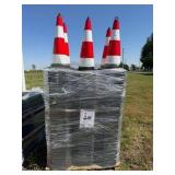 Pallet of 240 Traffic Cones