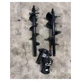 Mini Excavator Earth Auger Attachment Set