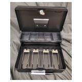 SentrySafe Cash Box - Keyed Lock, 4 Cash Clip Rails