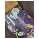 Morais Queen Comforter Set 7-Pc Navy Dinosaur Kids Bedding