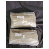 Beige Fabric Panels (Lot of 2)