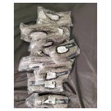 Snoozies Skinnies Slipper Socks Leopard Print Small (Lot of 7)