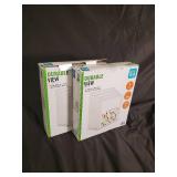 Durable View 1/2-Inch D-Ring Binders 4-Pack (2 Boxes) - 120 Sheet Capacity