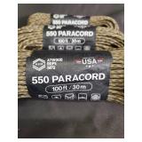 Atwood Rope Mfg 550 Paracord 100 ft / 30 m - 3 Pack - Made in USA