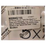 Oak Wood 5x7 Picture Frame Set with Plexiglass - Natural Oak (3 Frames) Wall & Tabletop Display