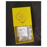 Gold-Tone Guitar Pick Pendant Set - Engraved Charms with Gift Box