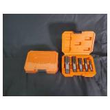 Six-Piece Drill Bit Set - Orange Case with Hex Shanks X 2
