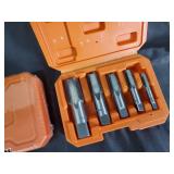 Six-Piece Drill Bit Set - Orange Case with Hex Shanks X 2