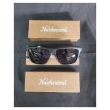 Knockaround Sunglasses - Black Frame with Blue Pouch