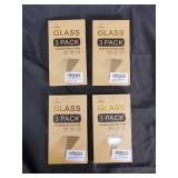 Mr Shield Glass Screen Protector - 3-Pack, Premium Tempered 9H (4 Boxes)