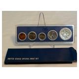 1966 Special Mint Proof Set (5 coins) - original package with COA