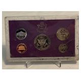 1993 Proof Set (5 coins) - dirty with some fire damage evident