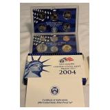 2004 Proof Set (11 coins) - original package with COA
