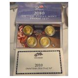 2010 Proof Set (14 coins) - original package with COA