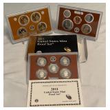 2011 Proof Set (14 coins) - original package with COA