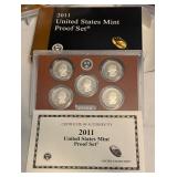 2011 Proof Set (14 coins) - original package with COA