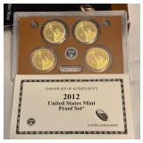 2012 Proof Set (14 coins) - original package with COA