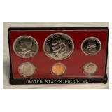 1975 Proof Set (6 coins) - original package with COA