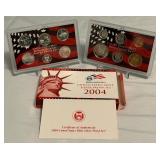 2004 SILVER Proof Set (11 coins) - original package with COA