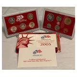 2005 SILVER Proof Set (11 coins) - original package with COA