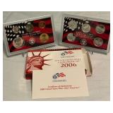 2006 SILVER Proof Set (10 coins)  - original package with COA