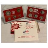 2006 SILVER Proof Set (10 coins)  - original package with COA
