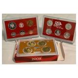 2008 SILVER Proof Set (14 coins) - original package with COA