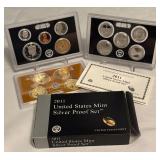 2011 SILVER Proof Set (14 coins) - original package with COA