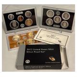 2012 SILVER Proof Set (14 coins) - original package with COA
