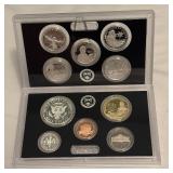 2022 SILVER Proof Set (10 coins) - original package with COA