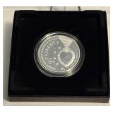 2022 National Purple Heart Hall of Honor Proof SILVER Dollar - original package with COA