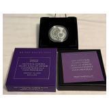 2022 National Purple Heart Hall of Honor Proof SILVER Dollar - original package with COA