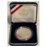 2012 P-Star-Spangled Banner Proof SILVER Dollar - original package with COA